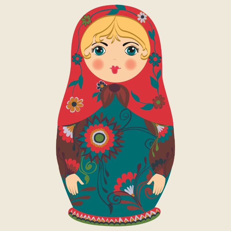 Folk Art Russian Doll