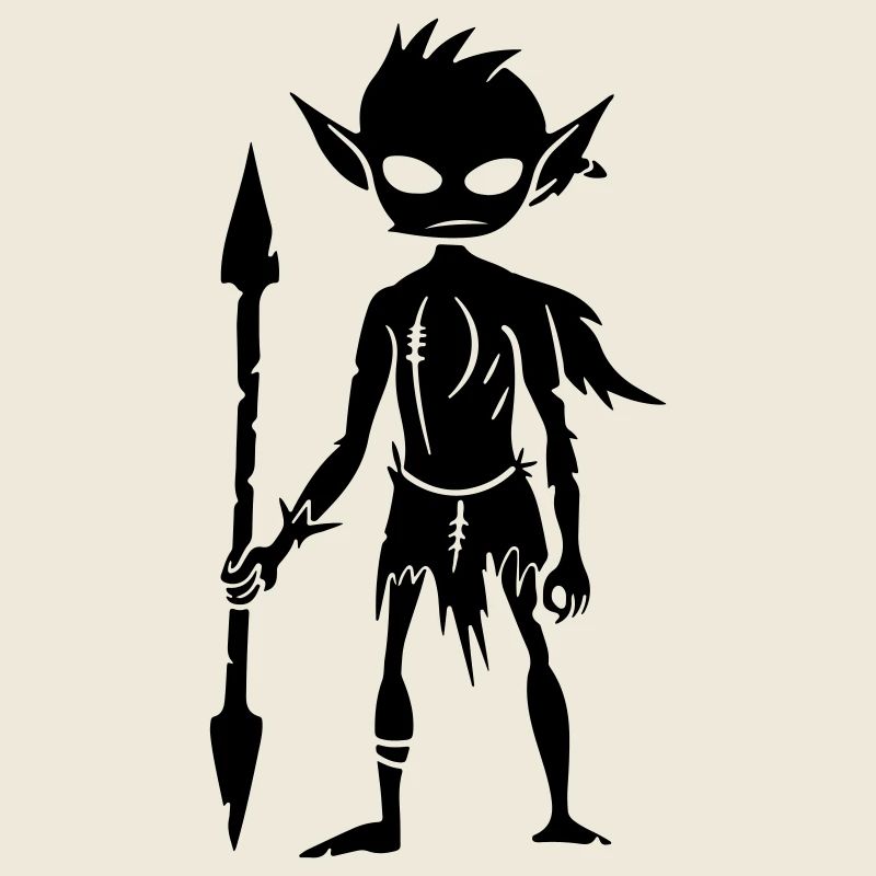 Goblin Ork Figur
