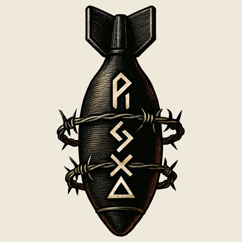 Underground Barbed Wire Bomb