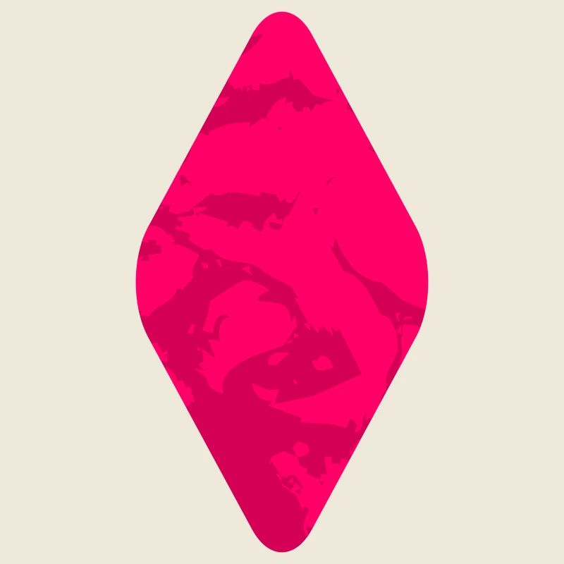 Neonpinkes Diamant-Mosaik