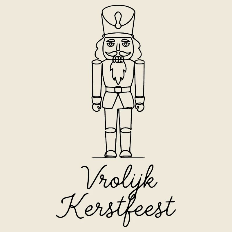 Vrolijk Kerstfeest Nutcracker Christmas