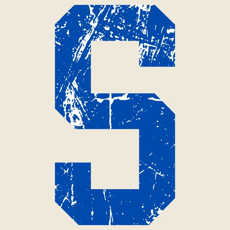 Lettre s sport rétro 