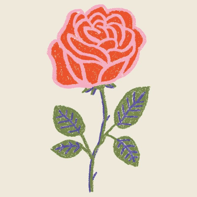 Imprimé textile Rose Bloom pour vêtements