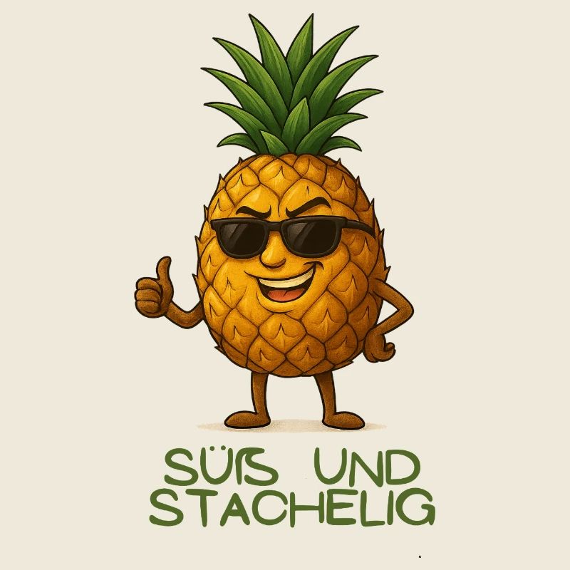Ananas avec style : suspect et piquant