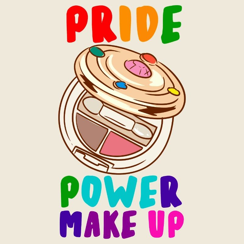 Pride Power Maquillage Art arc-en-ciel