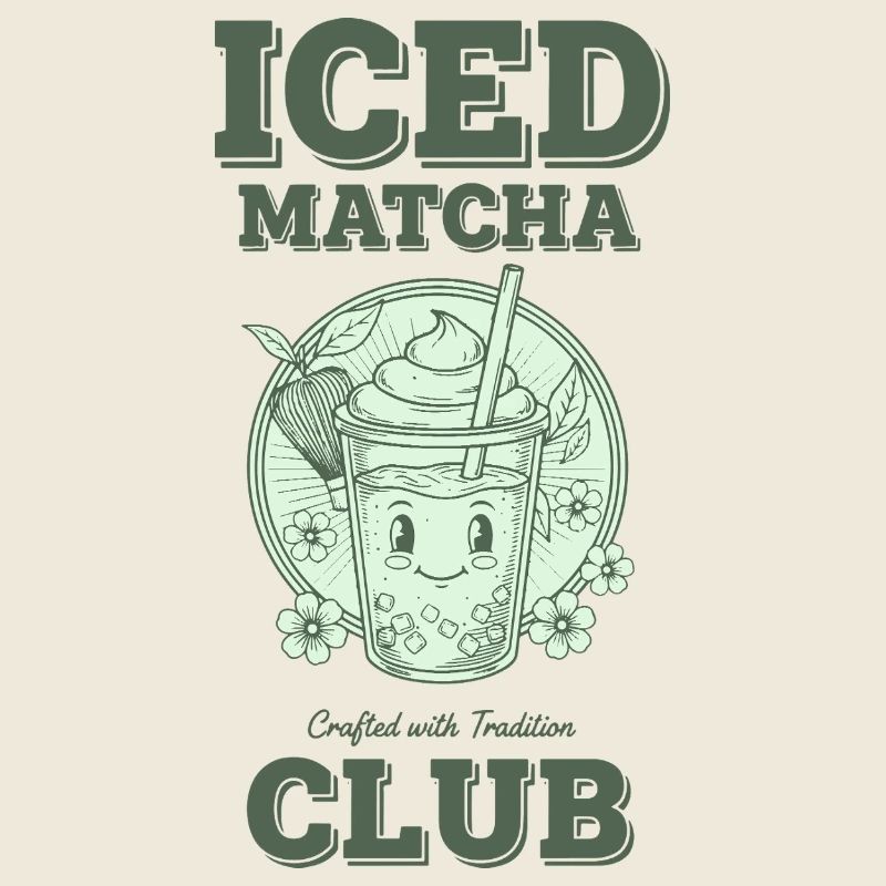 Matcha glacé fabriqué avec un matcha traditionnel