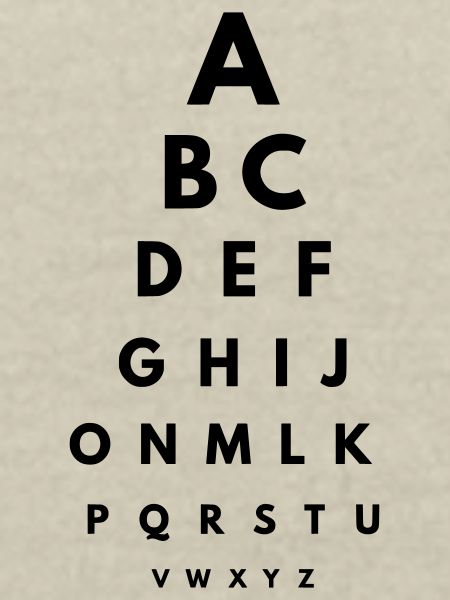 Vision test