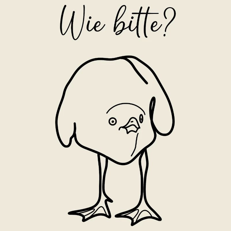 Wie bitte?
