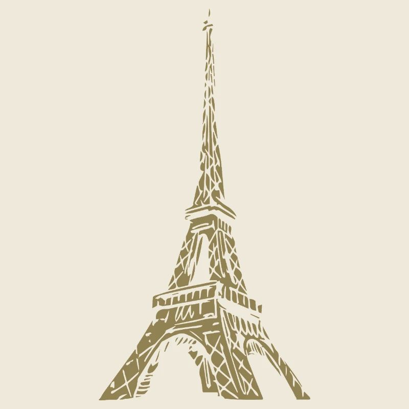 Eiffelturm Paris minimalistisches Wahrzeichen