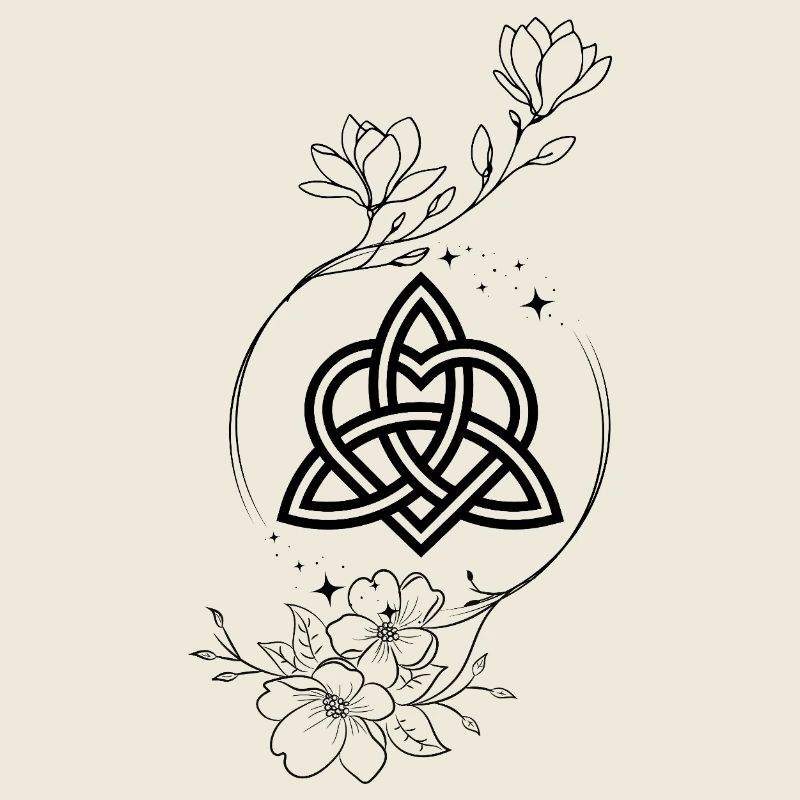 Schwarzer Schmuck eines Blumenbogens