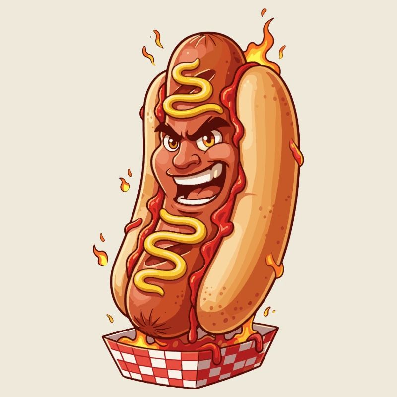 Fire Hot Dog