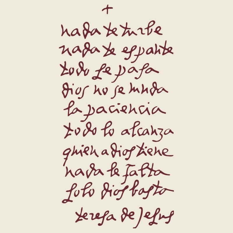 Solo Dios basta (Let nothing disturb thee)