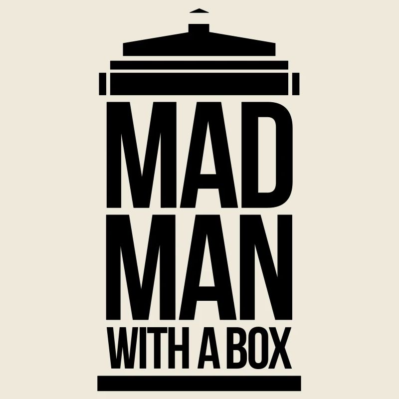 Mad man with a box