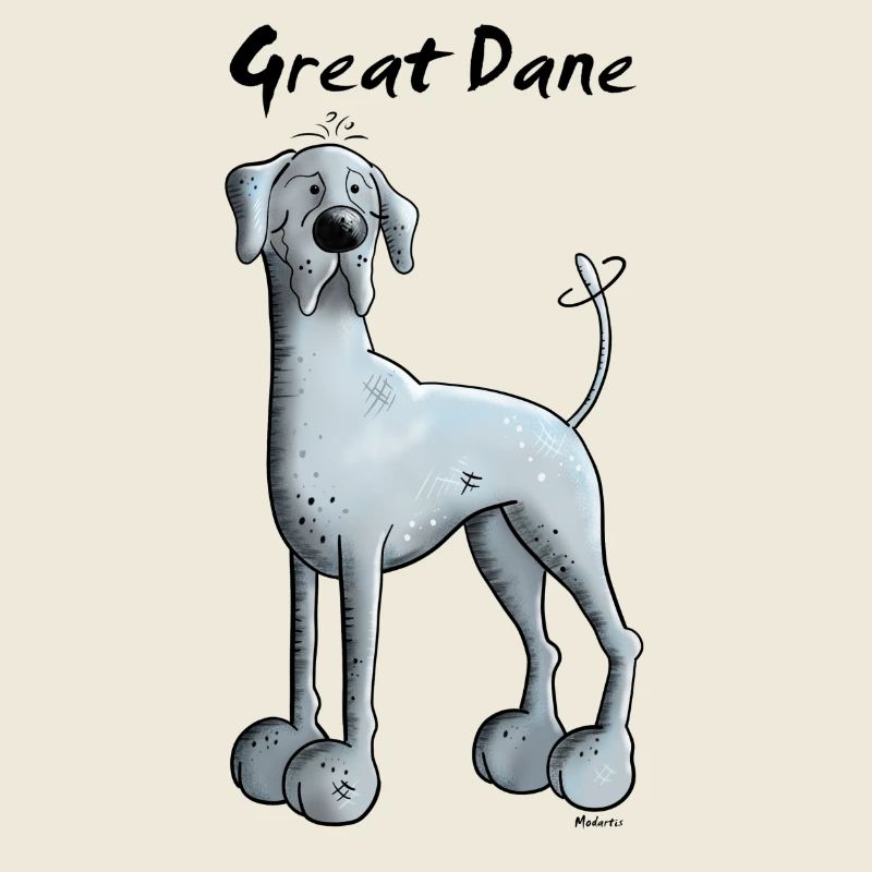 Drollige Deutsche Dogge