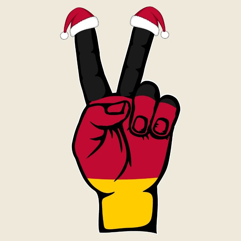 Drapeau de l’Allemagne Symbole de paix de Noël