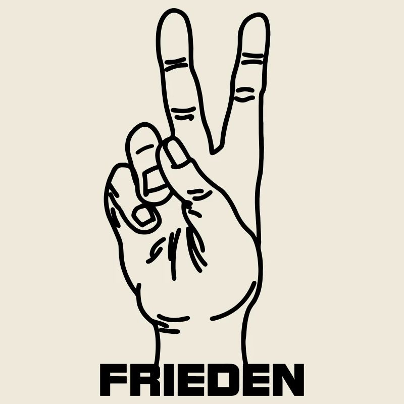 Geste de la main allemand Frieden