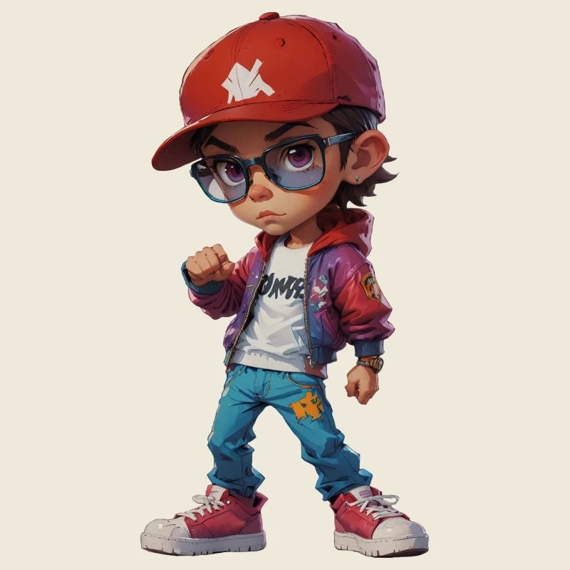 Adolescent branché cool