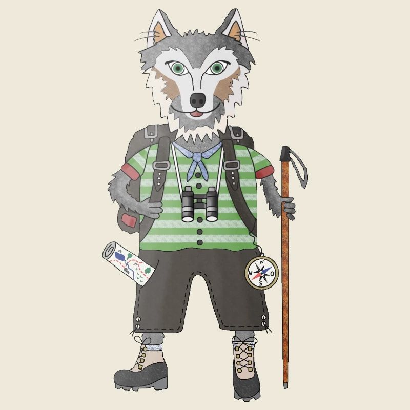 Errez comme un loup libre et sauvage
