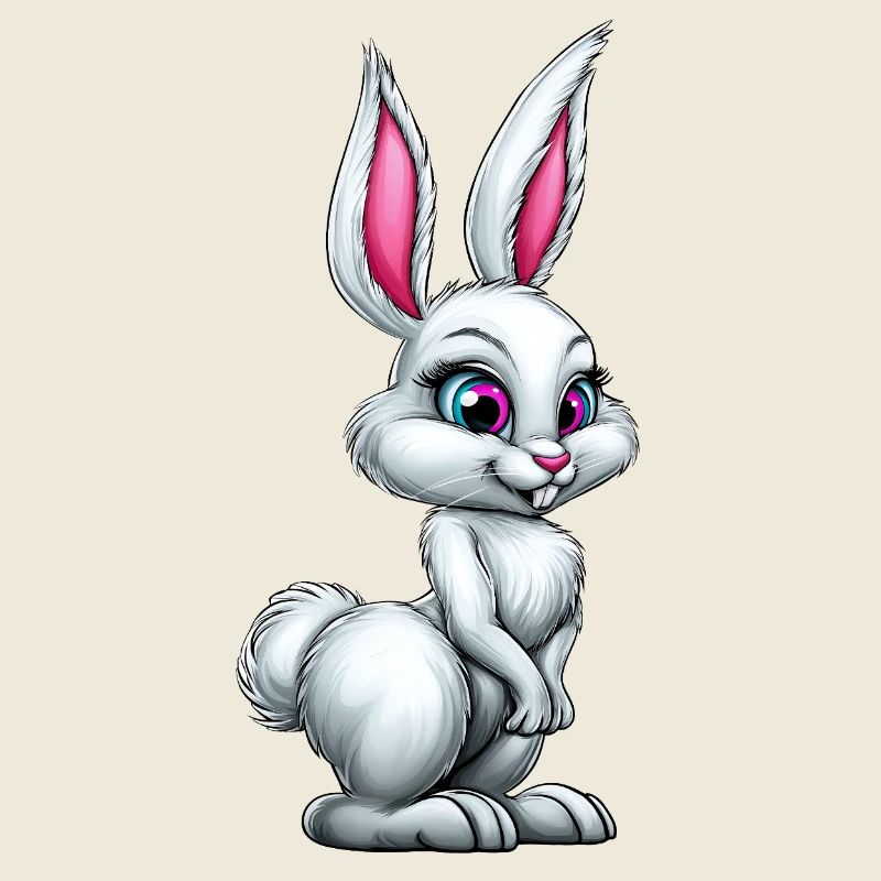 mignon lapin blanc :)