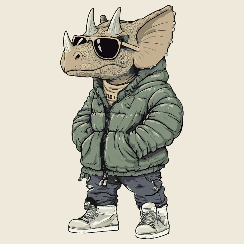 Dinosaurier triceratops Cool Winter