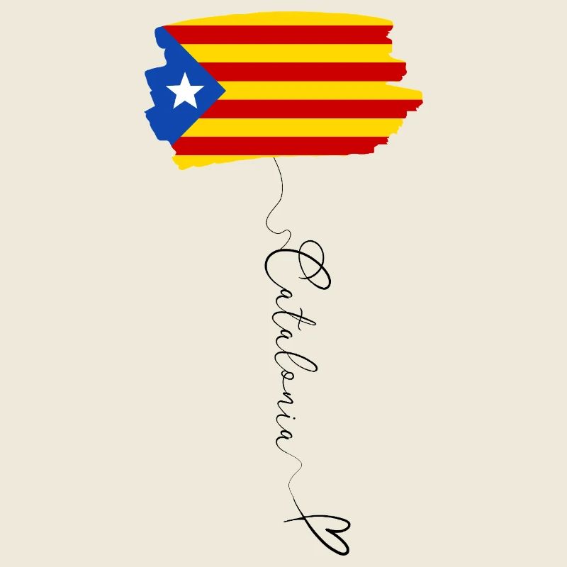 Drapeau Catalogne Indépendantiste Estelada Blava