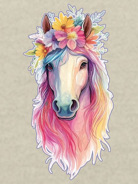 Buntes Pferd
