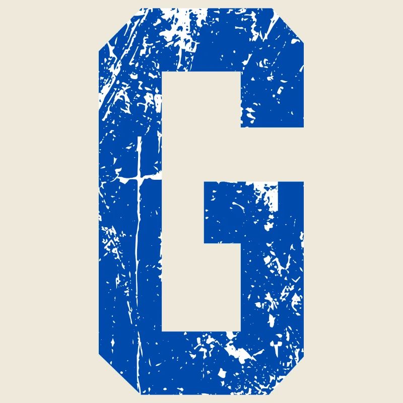 Lettre c sport rétro 