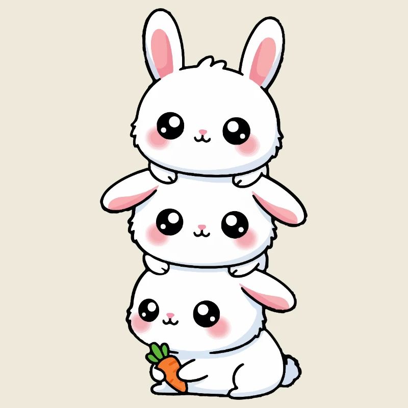 Adorable Cute Rabbit Kawaii Small Pet Aesthetic