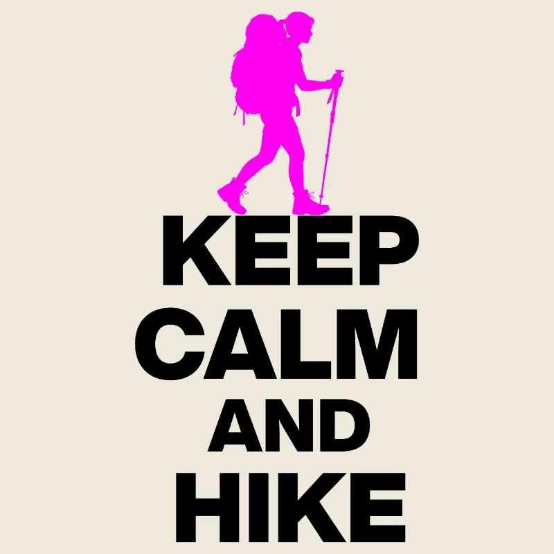KEEP CALM AND HIKE ON, WANDERLUST, GESCHENK 🚶
