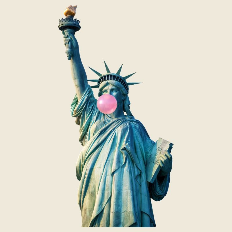 Freiheitsstatue Kaut Bubblegum