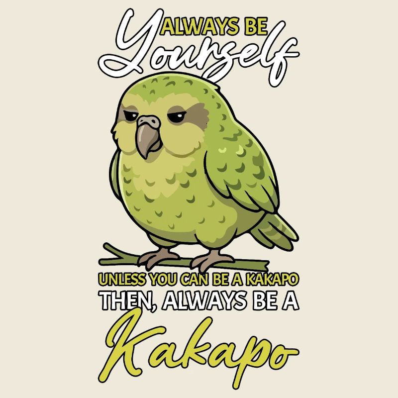 Sei immer du selbst, Kakapo Neuseeland