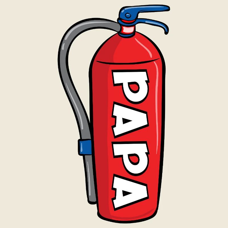 Annonceur du bébé - Papa pompier
