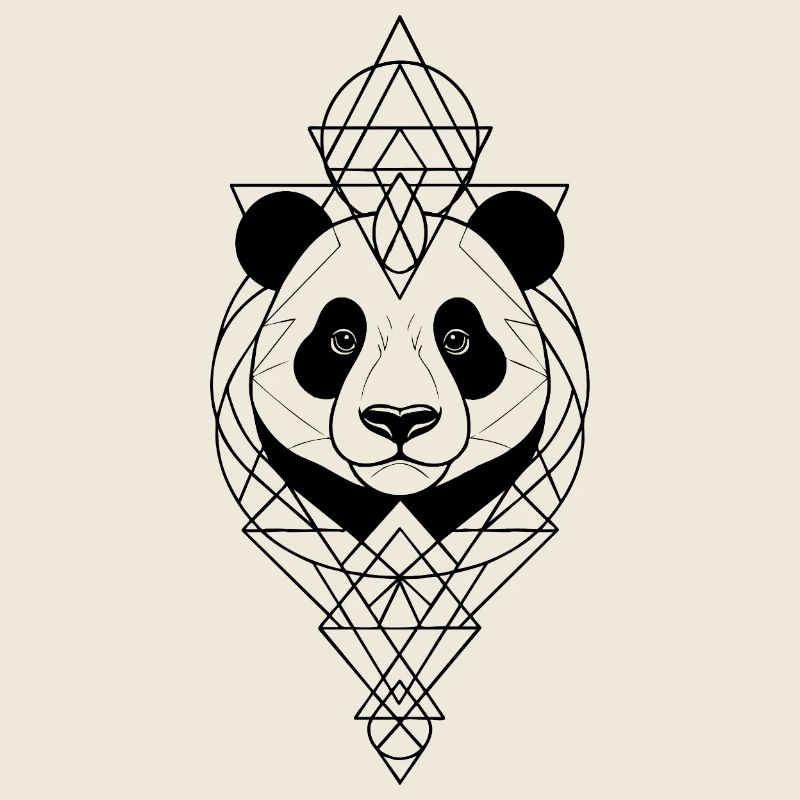 Panda géométrique