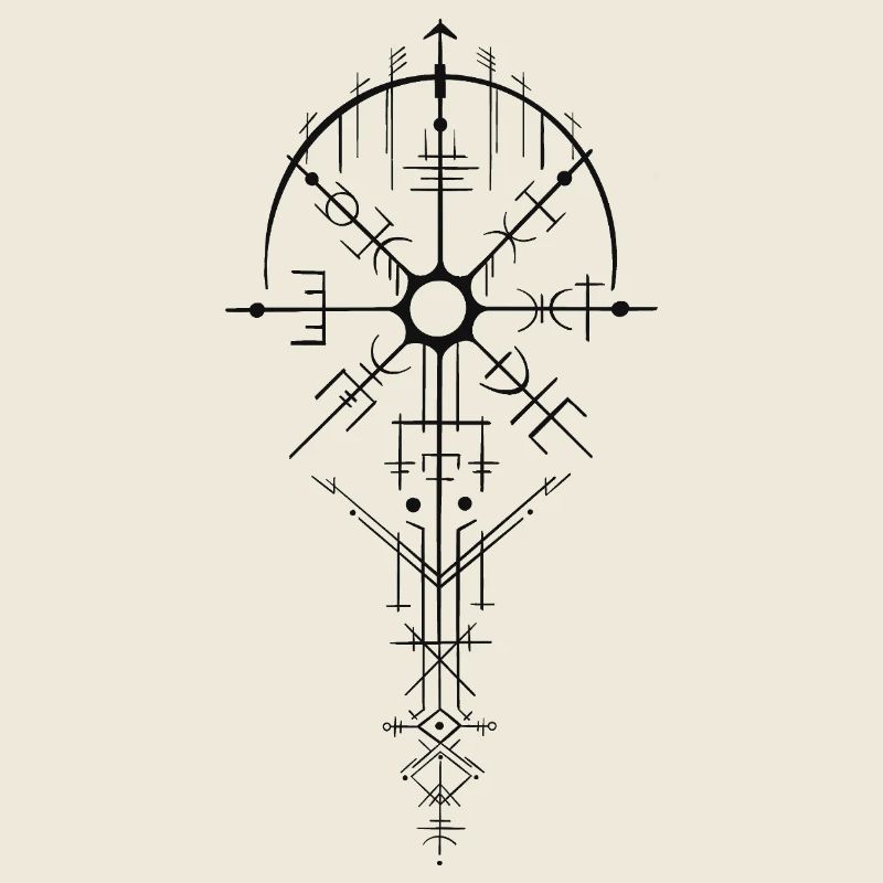 Nordic Rune Amulet Design