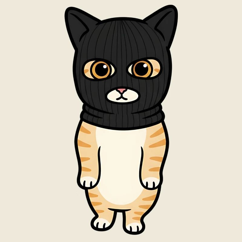 Chaton Cagoulé