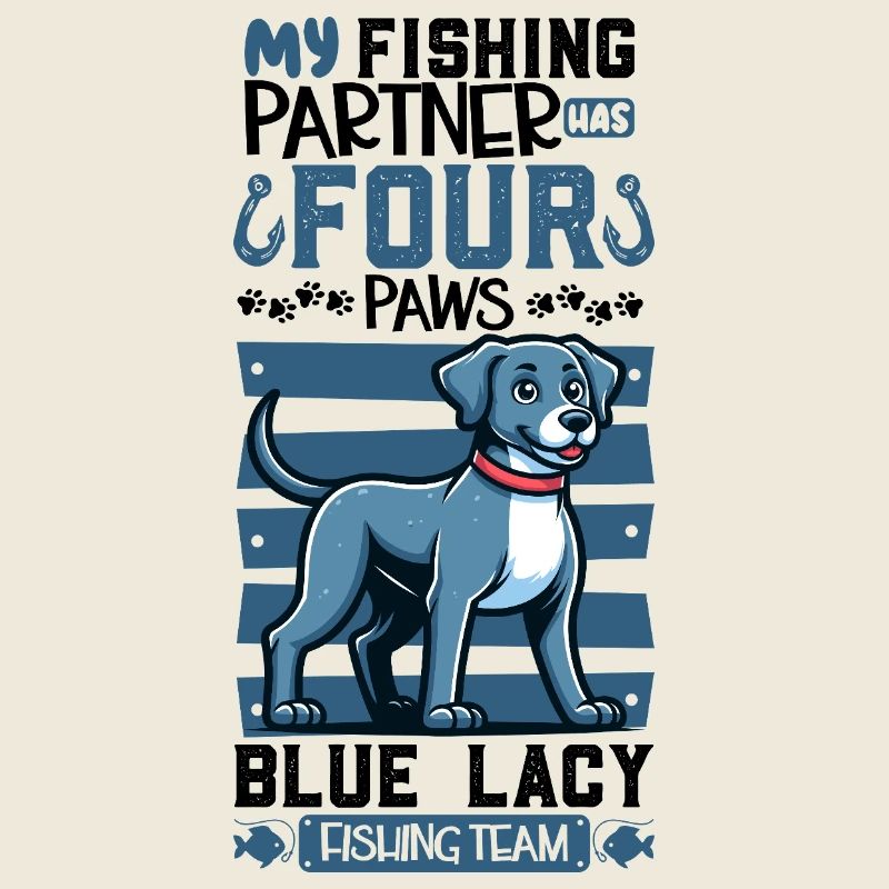 Pêche et dentelle bleue