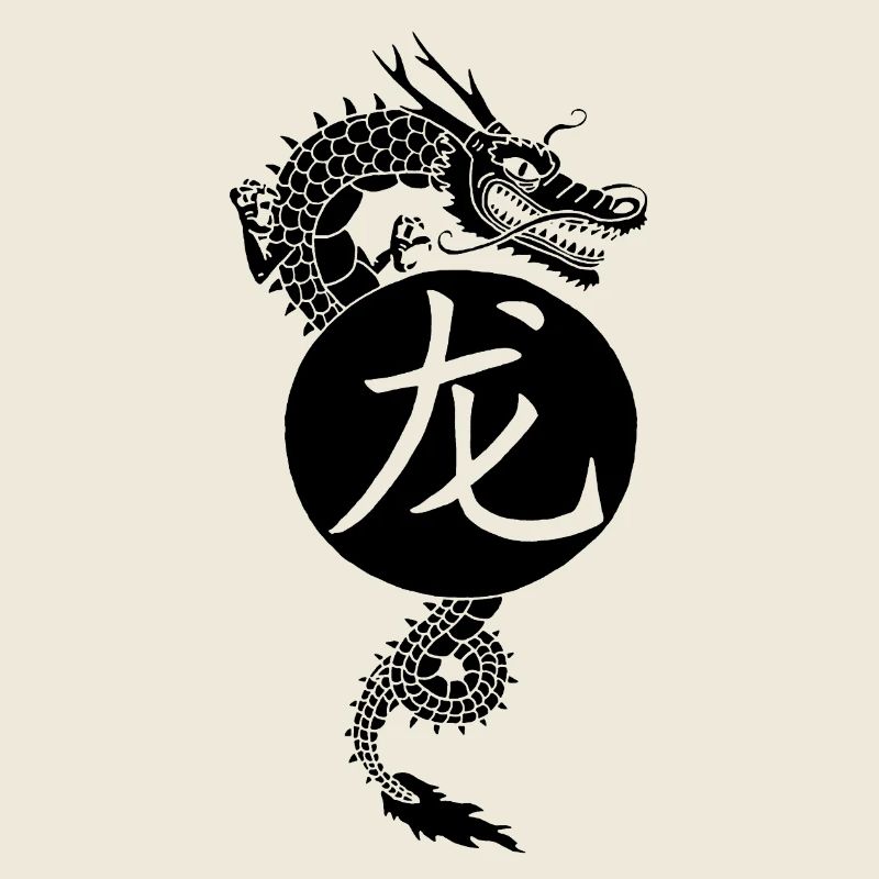 Dragon noir de Chine