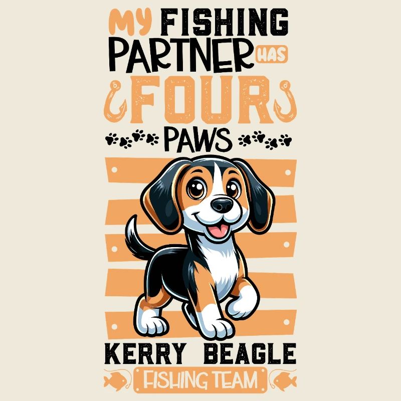 Angeln und Kerry Beagle