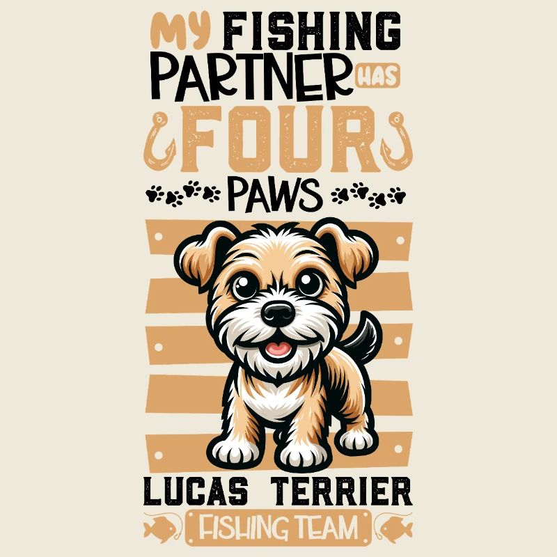 Angeln und Lucas Terrier