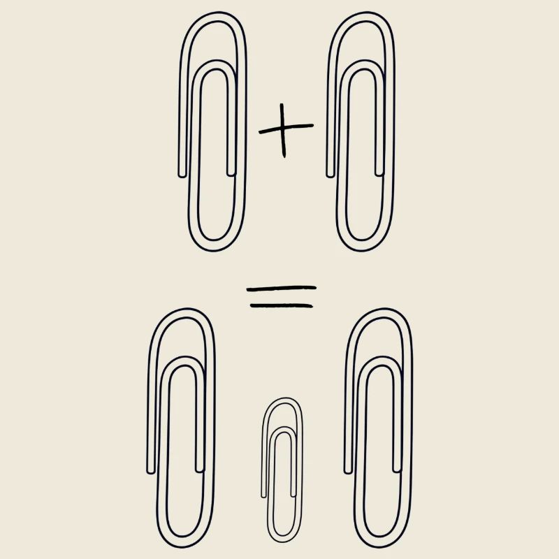 Family Paper Clip Pattern Duo Trio