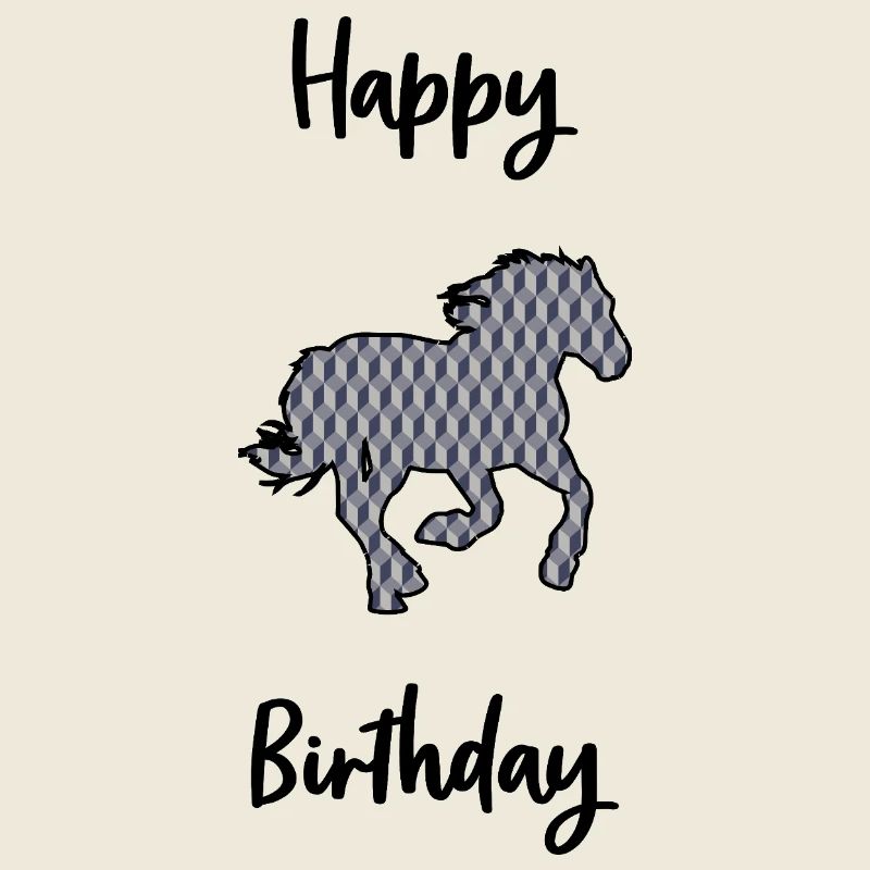 Silhouette cheval galopant