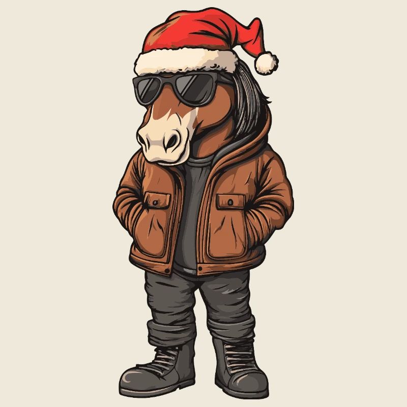 Pferd Weihnachten Winter