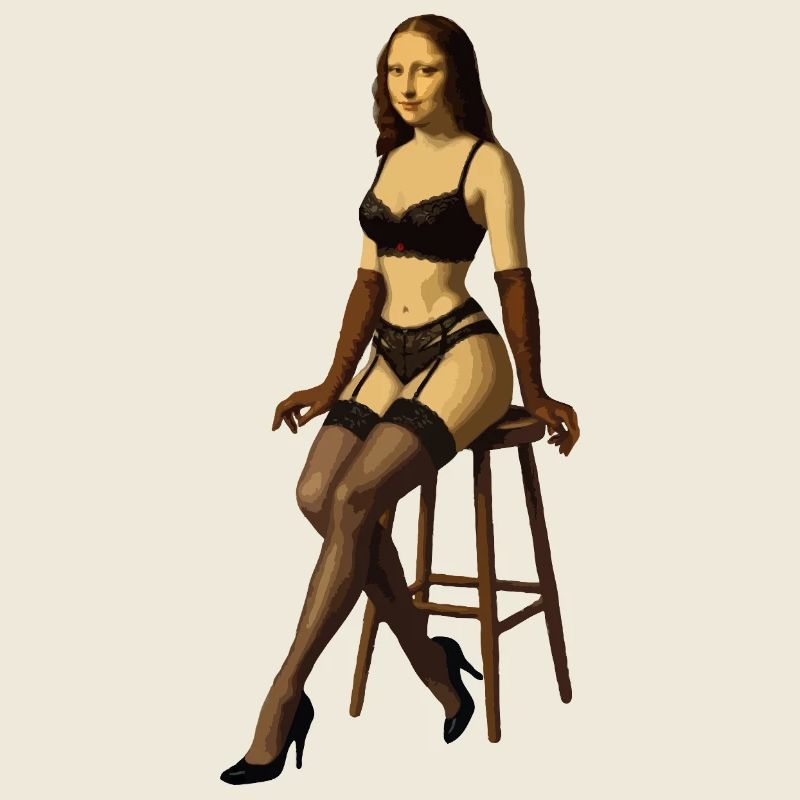 Mona Lisa (La Joconde) Pin-up