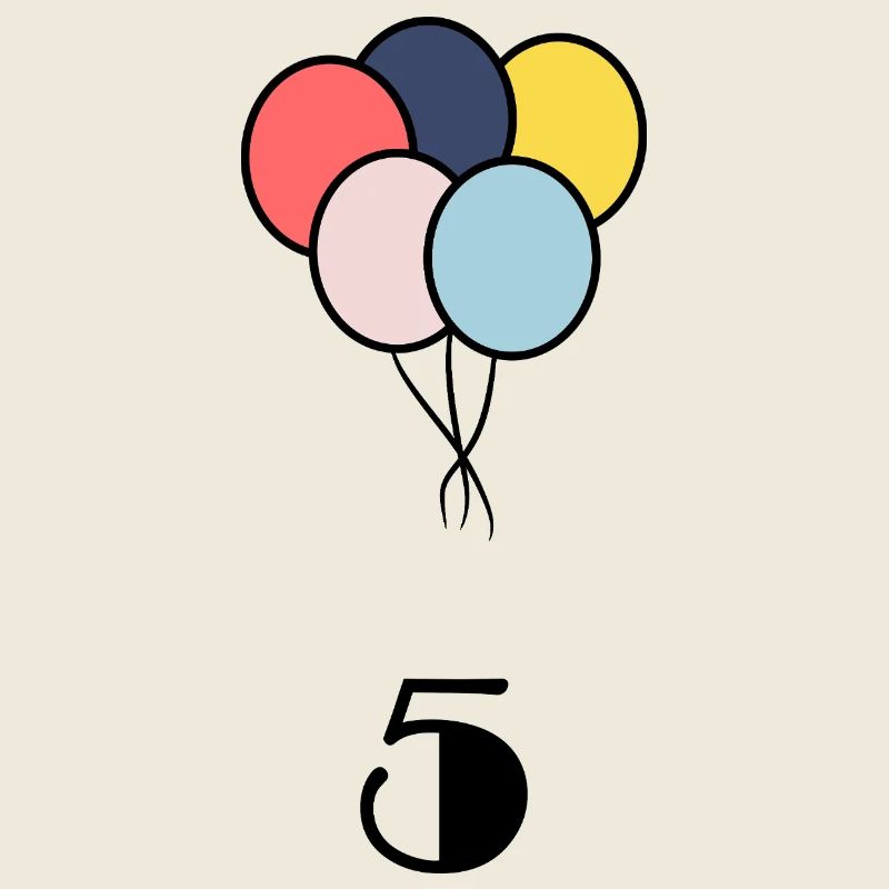 5. JUBILÄUM. 5 JAHRE. 5. JUBILÄUM