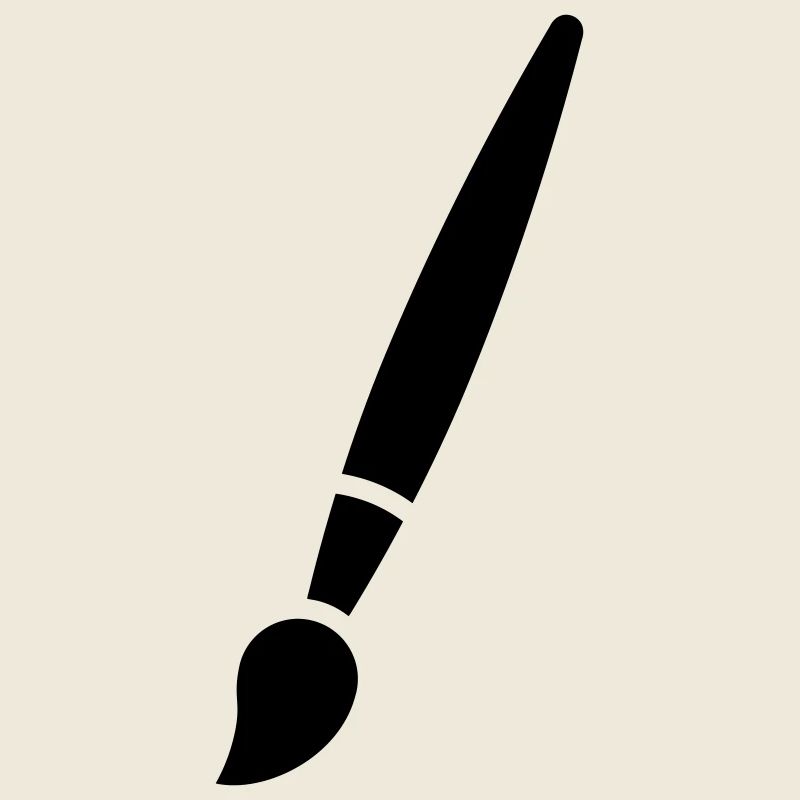 Pinsel, Malerei, Kunst Symbol