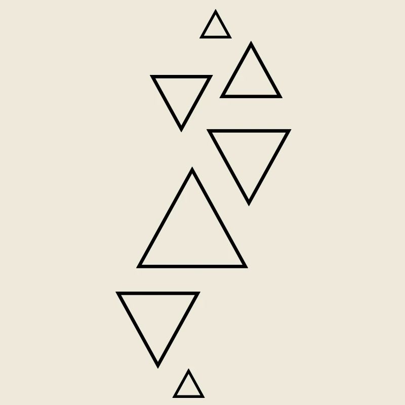 forms hipster triangles
