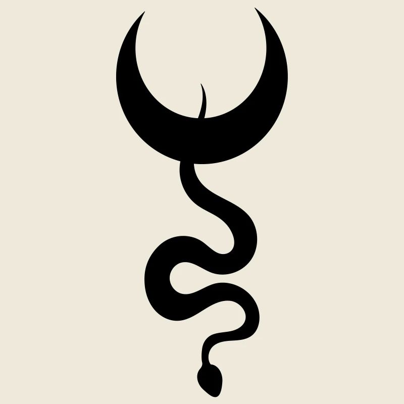Lune avec serpent