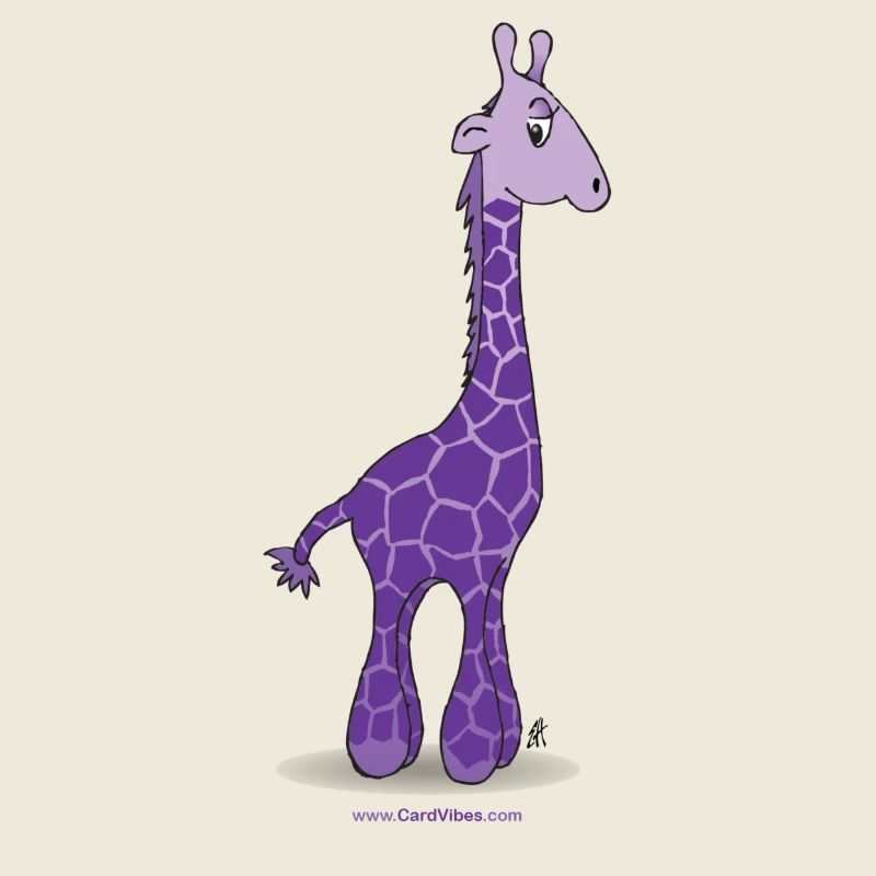 Girafe pourpre