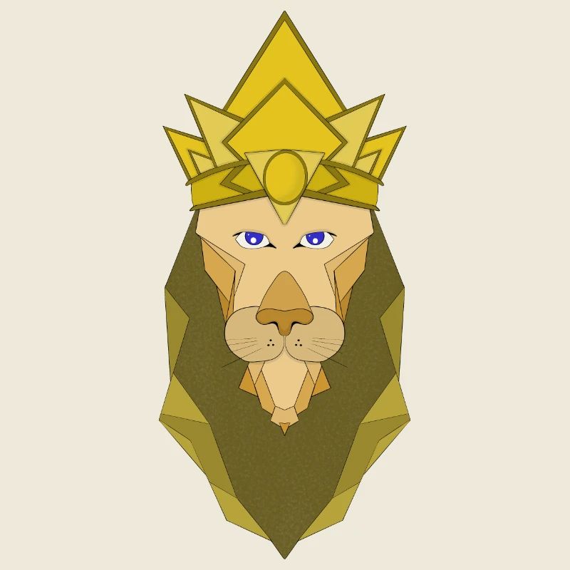 Polygonaler Kaiserlöwe