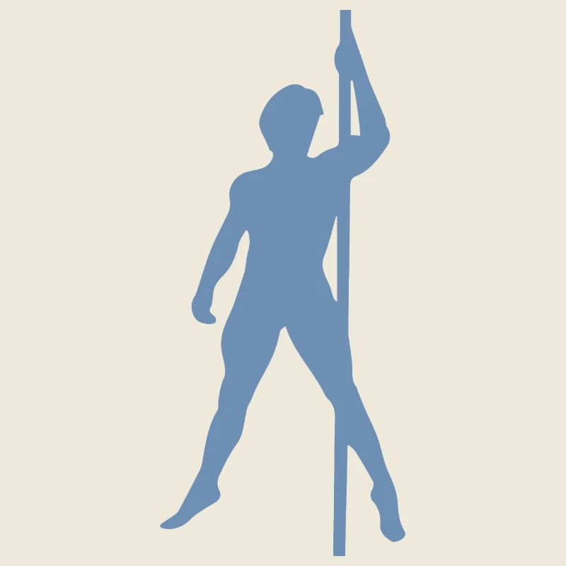Men Silhouette Pole Dance Exotic Dance